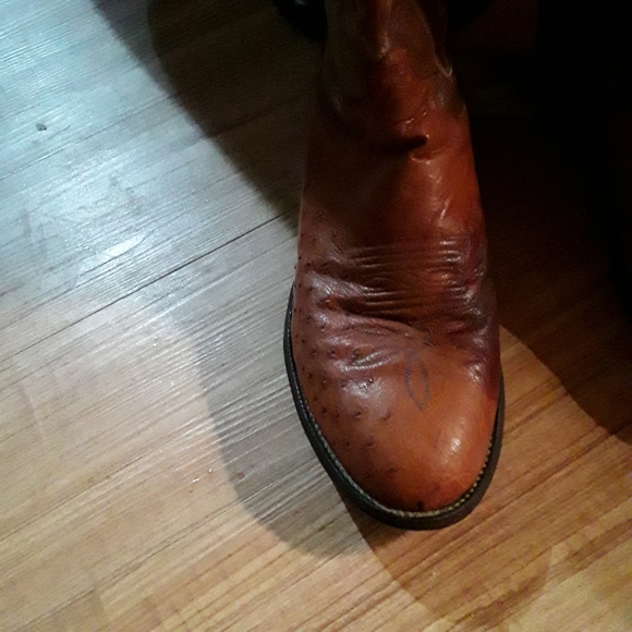 Justin Ostrich Boots - Picture 4 of 4